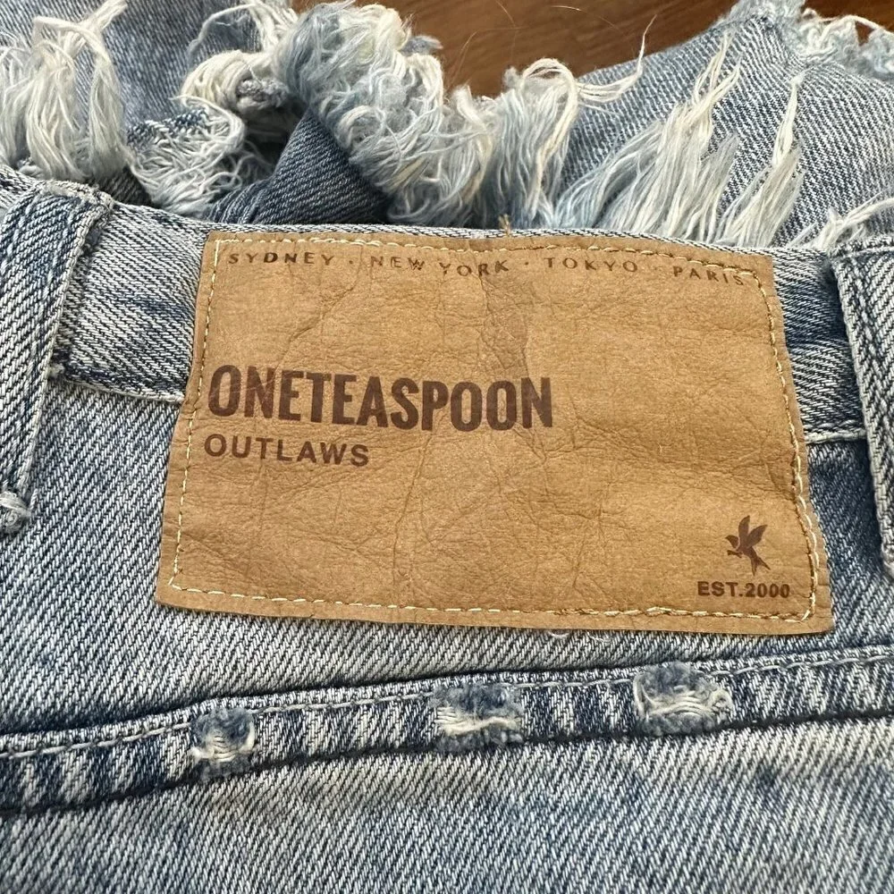 One Teaspoon Outlaws denim shorts